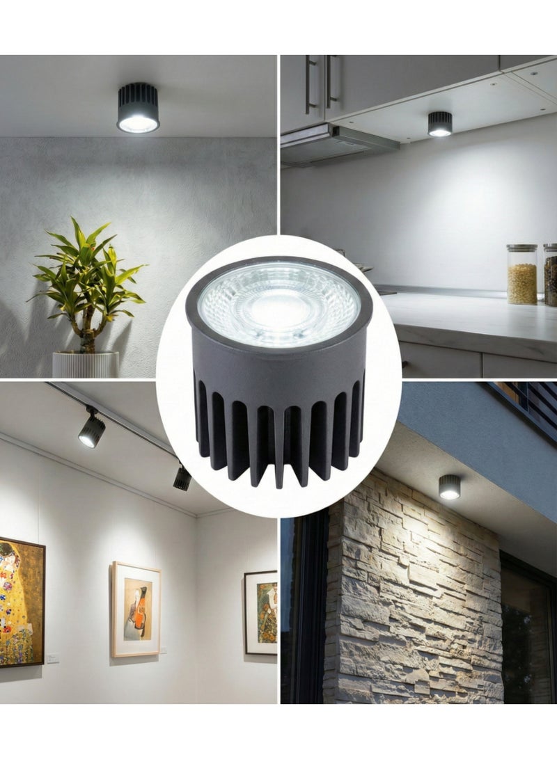 10W LED Spotlight 6500K – 800 Lumens Bright Light – AC 220V Energy Saving Spotlight for Indoor & Outdoor Use - Image 2
